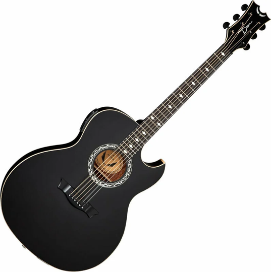 Dean Guitars Exhibition A/E Black Satin