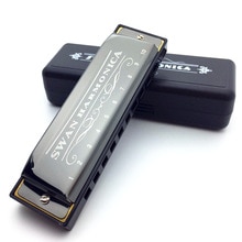 Swan Harmonica 10 Hole Diatonische Blues Harp zwaan gaita de boca kuğu mond harp Muziekinstrument harmonika