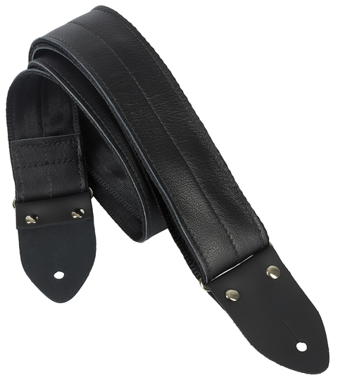 Perri's Leathers 7179 Easy Slide Guitar Strap Black
