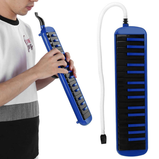 32 Toetsen Piano Lange Buis Melodica Kinderen Studenten Muziekinstrument Harmonica Mondharmonica Draagbare Harmonica Pianica