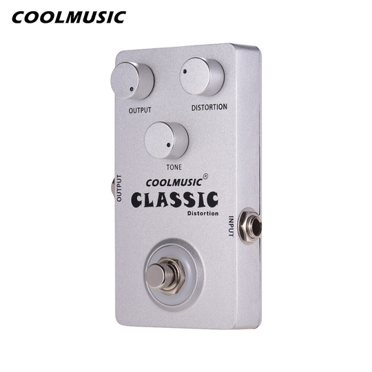 COOLMUSIC C-FC1 Fuzzster Distortion Gitaar Effect Pedaal Bass Fuzz Pedaal voor Elektrische Gitaren Alluminum Legering Shell