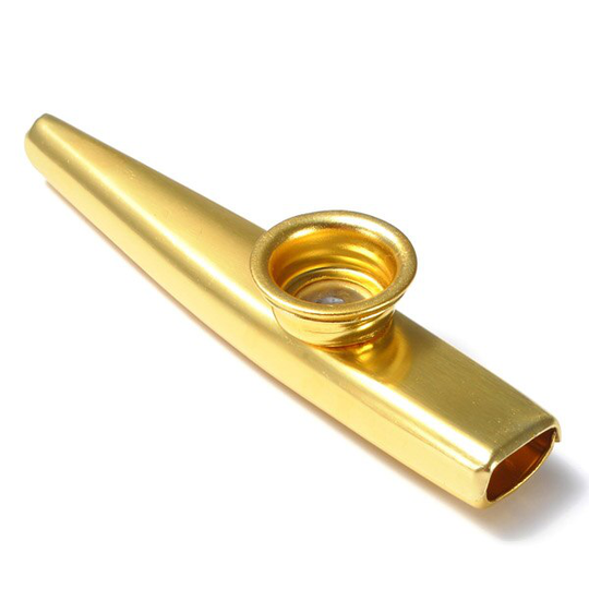 IRIN2 Stuks Aluminium Metal Kazoo Lichtgewicht Draagbare Fluit Mond Willekeurige Levering Harmonica Kid Speelgoed Instrumento Musical