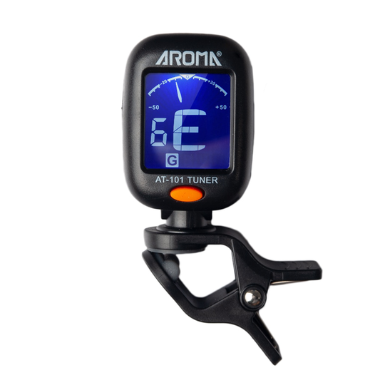 Aroma At-101 Elektrische Gitaar Tuner Vouwen Roterende Clip Hoge Gevoeligheid Ukulele Gitaar Onderdelen & Accessoires