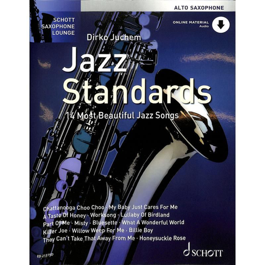 Noten JAZZ STANDARDS Juchem Dirko Altsaxophon incl. Audio Download ED 21275D