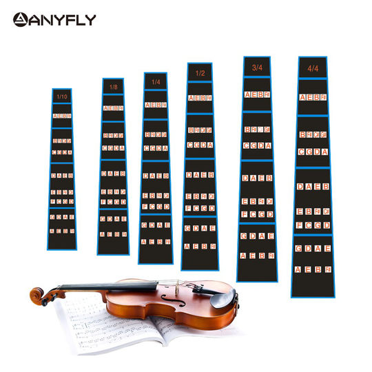 1 Pcs Viool 4/4 3/4 1/2 1/4 1/8 of 1/10 Praktijk Fiddle Vinger Gids Sticker Toets Fretboard Indicator Positie Marker