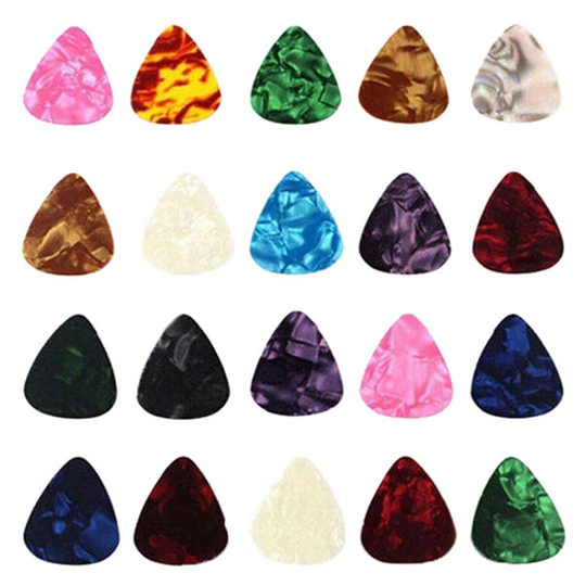 10/20 Stuks Akoestische Picks Plectrum Celluloid Elektrische Smooth Guitar Pick Accessoires 0.46 Mm 0.71 Mm 0.96 Mm