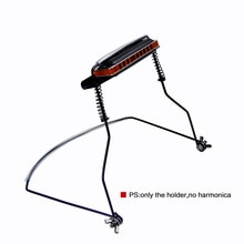 Chromatische Harmonica Houder voor Buskers Mondharmonica Brace 10-gat exclusief harmonica Harmonica Stands