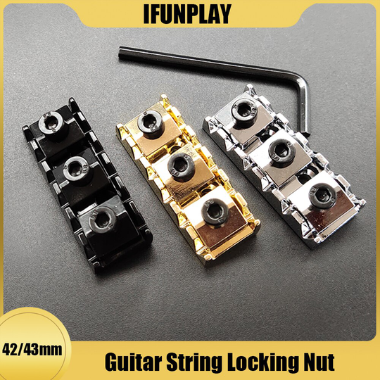 Elektrische Gitaar 42Mm/43Mm Metal Gitaar Tremolo Bridge Locking String Moer Voor Elektrische Gitaar Gitaren Onderdelen Accessoires