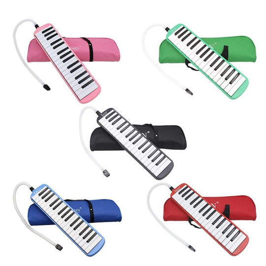 Duurzaam 32 Piano Toetsen Melodica Met Draagtas Muziekinstrument Voor Muziek Liefhebbers Beginners Prachtige Afwerking