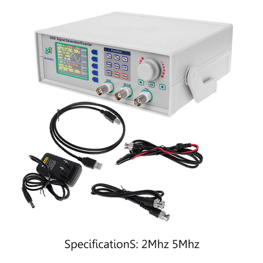 Dds Functie Signal Generator Teller Signaal Bron Frequentie Meter Pulse Generator Synthesizer QLS2800S 2Mhz/5Mhz