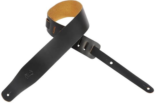 Levys M26 Ledergurte für Gitarren Schwarz