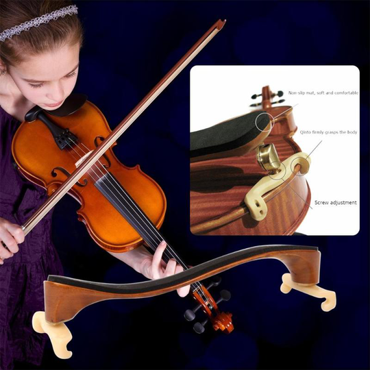Viool Schoudersteun Hoge Sterkte Maple Hout 3/4 4/4 Viool Schoudersteun Gewatteerde Fiddle Parts Accessoires